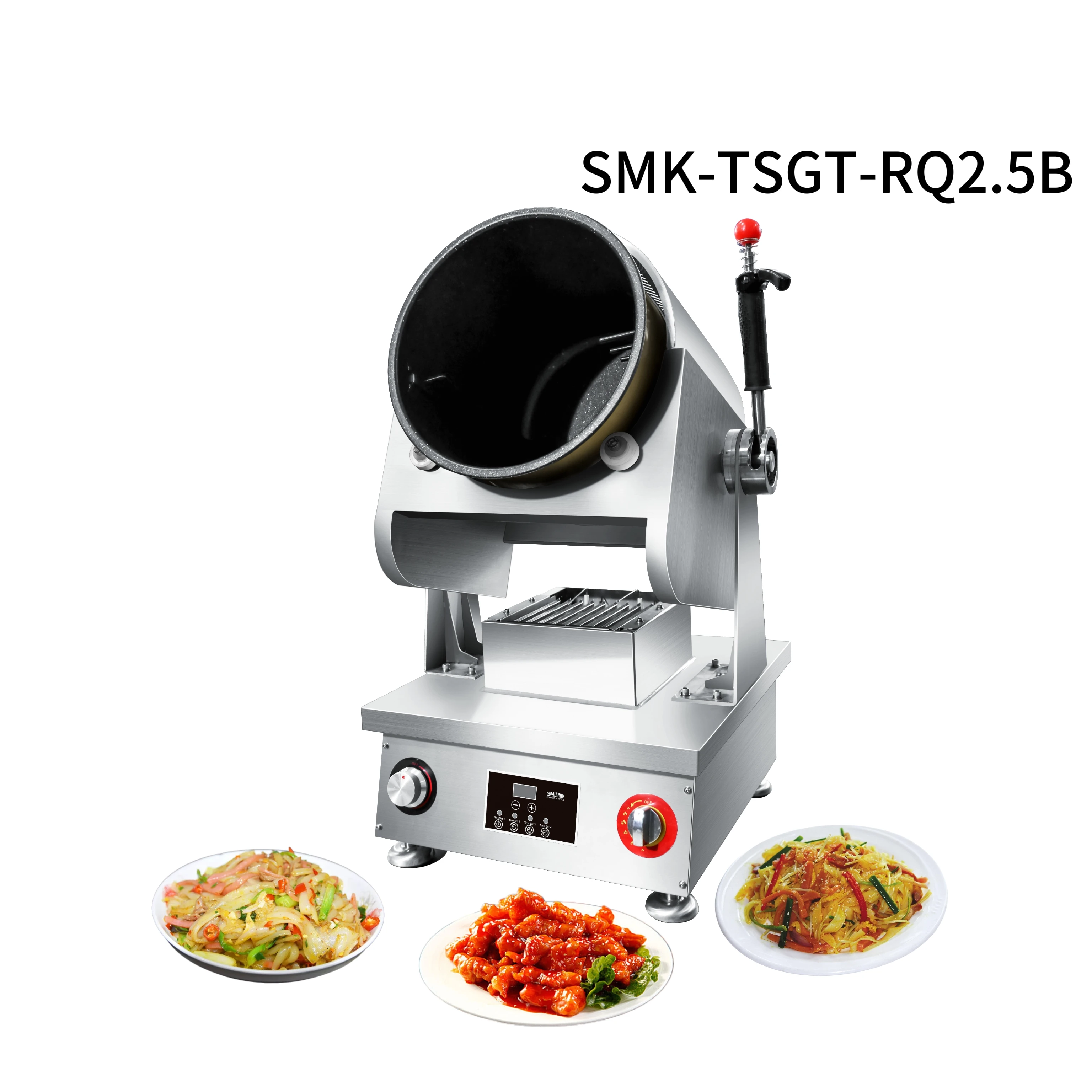 Drum cooking robot intelligent cooking can fry rice, noodles and noodles