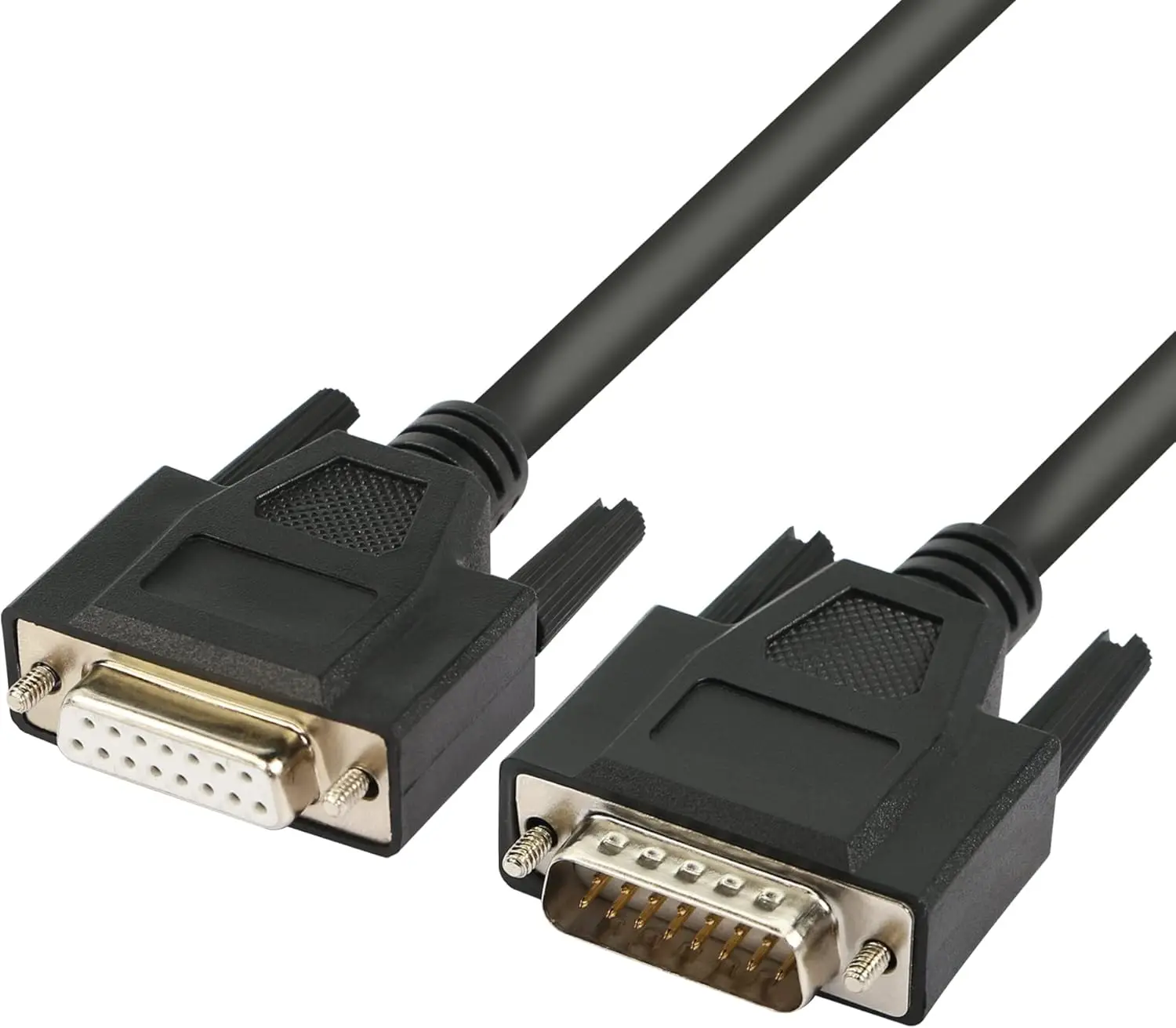 DB15 Мужской Женский 15-контактный позолоченный соединитель Прямой шнур ПВХ изолированный последовательный кабель для передачи данных электронный