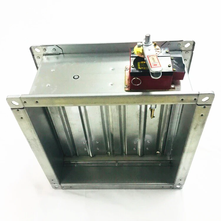 Manufacturers high efficiency galvanized steel rectangular fire and smoke damper