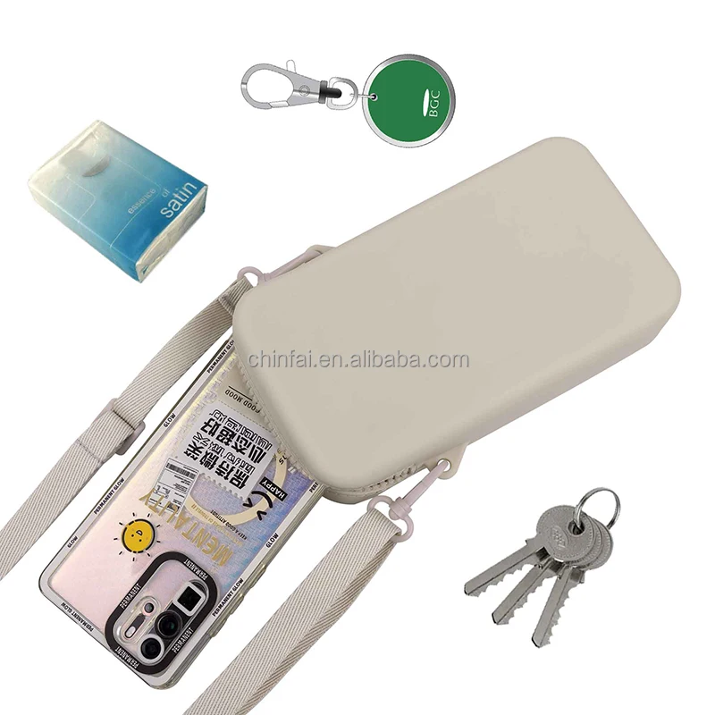 Chinfai New Girls Kids Small Crossbody bags Lady Cell Phone Bag Fashion silicone wallet for Women Purse Mobile Phone sling bags