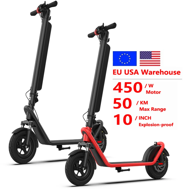 New style high speed 10 inch Foldable electric scooter Two Wheels adult Off Road Mobility E Scooter Electrico 450w 36v escooter