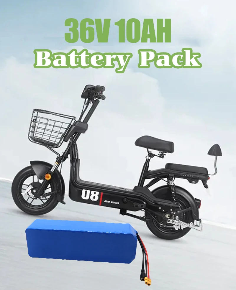36V 48V 52V 10Ah Lithium Bicycle Battery Ebike Battery 18650 Lithium Ion 36V Electric Bicycle Battery