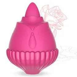 YPM Portable Rose Sucking Vibrator Strong Shock Sucking Teasing Vibrator Rose Vibrator Sex Toy for Women