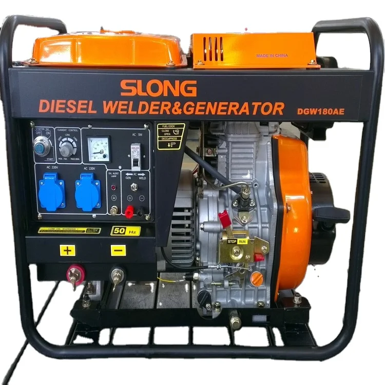 Slong Diesel generator welding machine 3kw 4kw 5kw diesel welding generator