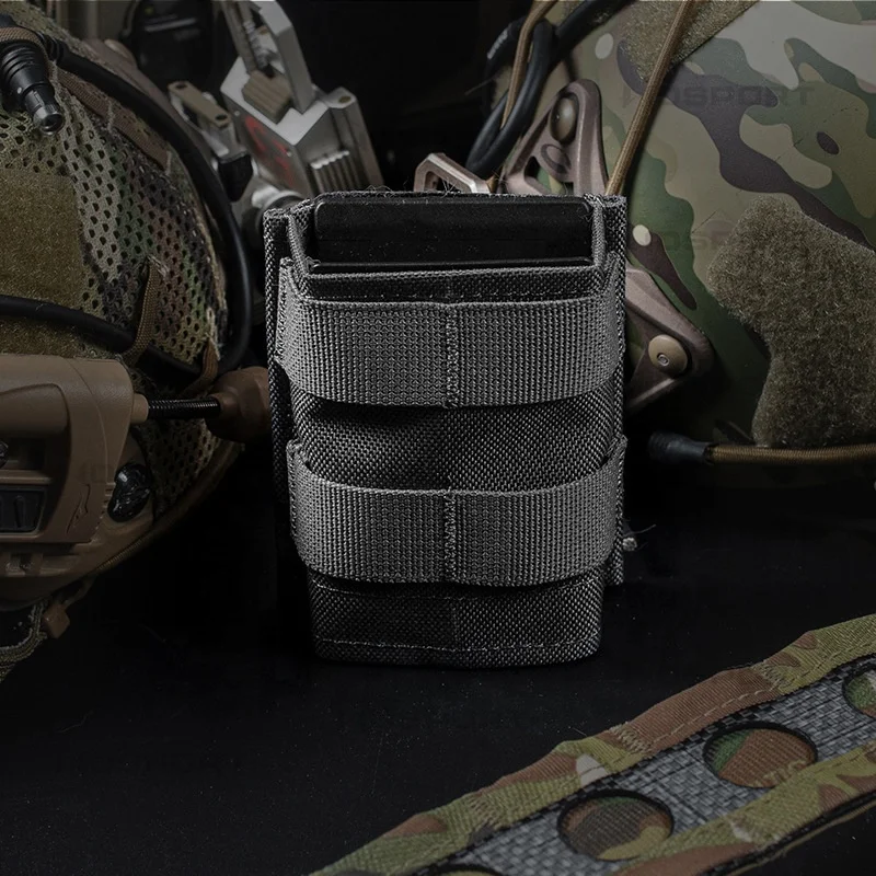 Durable Cordura FAST 5.56 Single Mag Pouch Medium 5.56 Single Mag Pack With MOLLE Clip