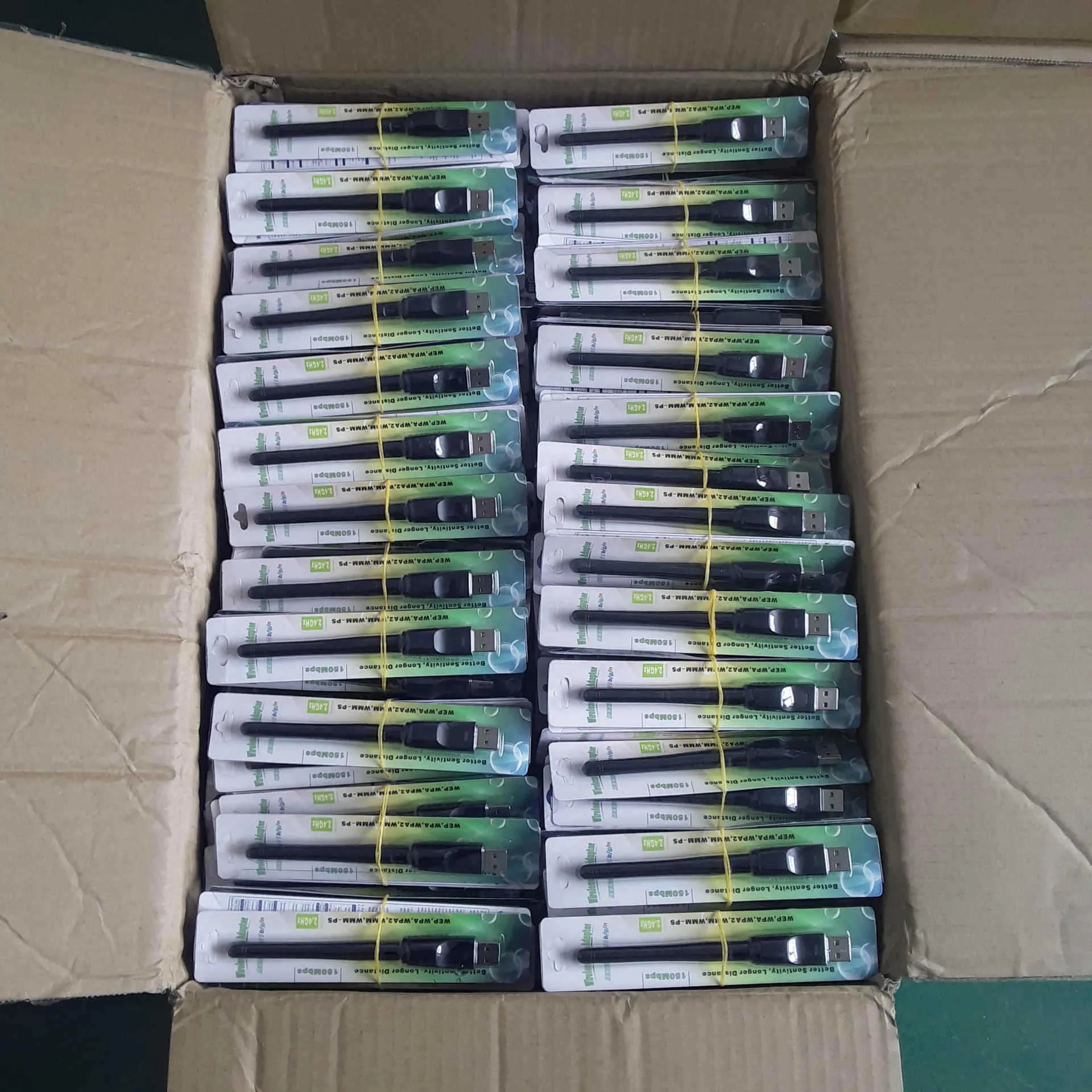 original manufactory MT7601 usb wifi adapter with 2dBi antenna 150Mbps high gain wifi dongle