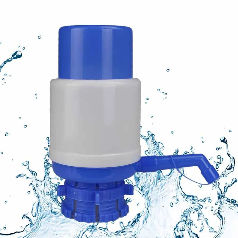 Hand press plastic mini pump dispenser household manual drinking water dispenser portable manual drinking water pump