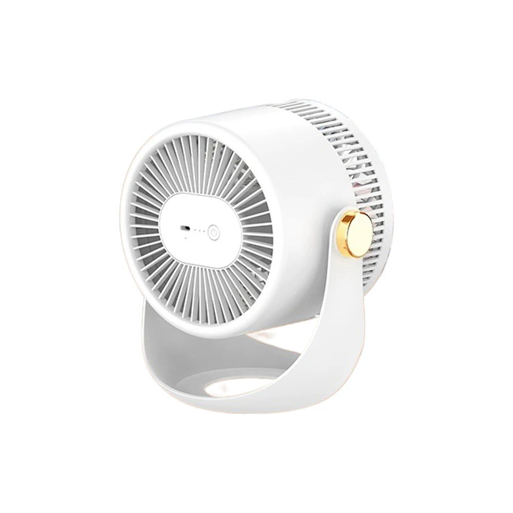 2024 New Upgraded Dual Guide Looping Wind Mini Fan Powerful Wind Portable Electric Fan with 3 Gear Volume Wide Angle and Hanging