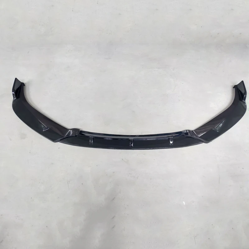 For Sentra SYLPHY 2016-2019 carbon fiber Style Front Lip Bumper Shovel Cover Trim 3PC ABS Rear lip rear spoiler  Diffuser