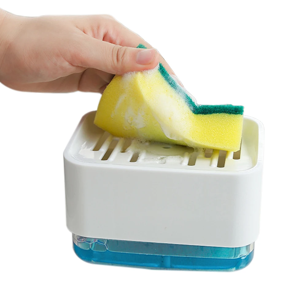 Счетчик для кухонной раковины, диспенсер для мыла, губка, держатель, дозатор мыла для мытья посуды