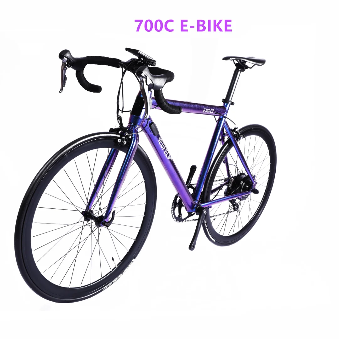 Torque sensing assisted highway racing bicycle aluminum alloy frame 14KG sports car