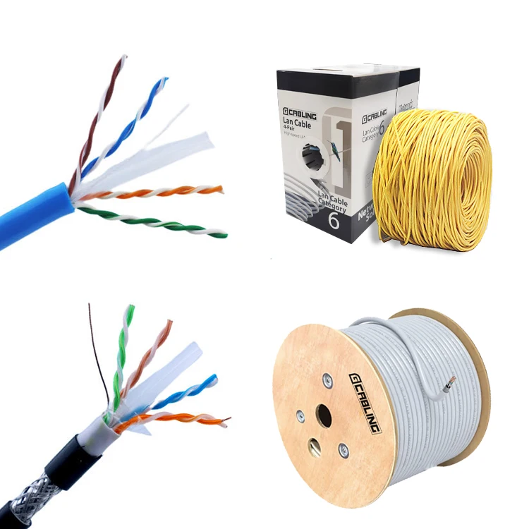 GETEKnet High Speed CAT5E CAT6Ablue cat6 cable full copper 23 awg silicone rubber insulation ethernet cable