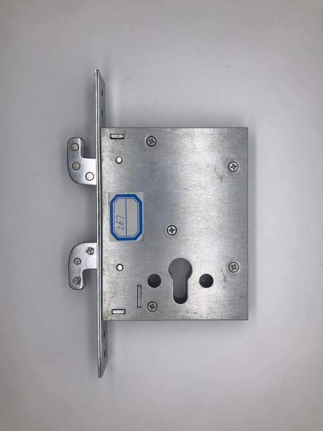 
double hook latch cylinder lock no handle mortise lock for wooden door 