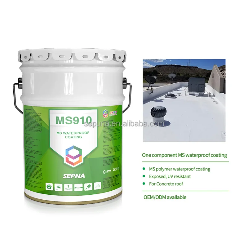 Silicone resin UV-resistant roof waterproofing coating with high bonding strength for roof