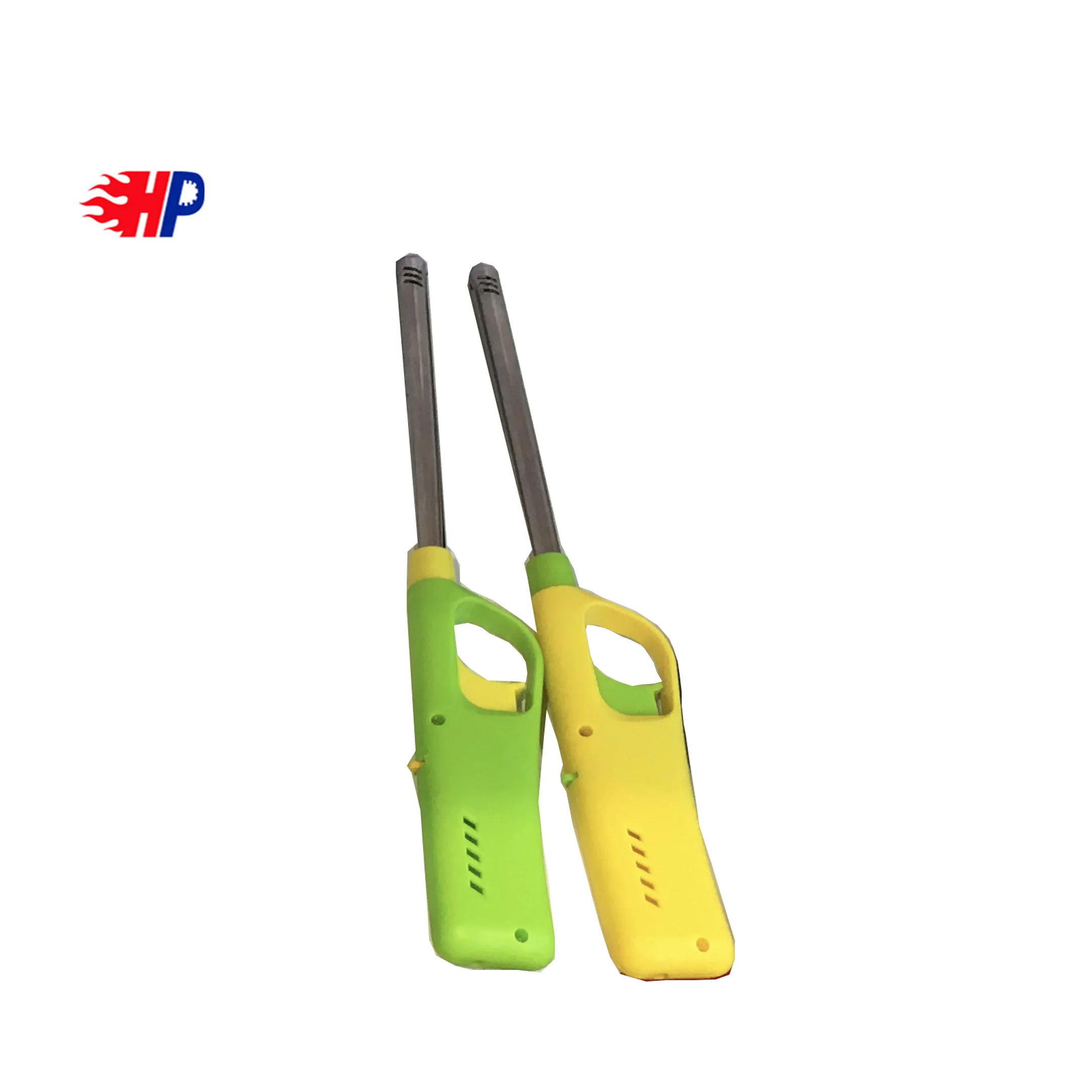 HP-607 ISO22702 certification logo custom  cheap bendable bbq butane torch fireplace cooker kitchen gas lighter