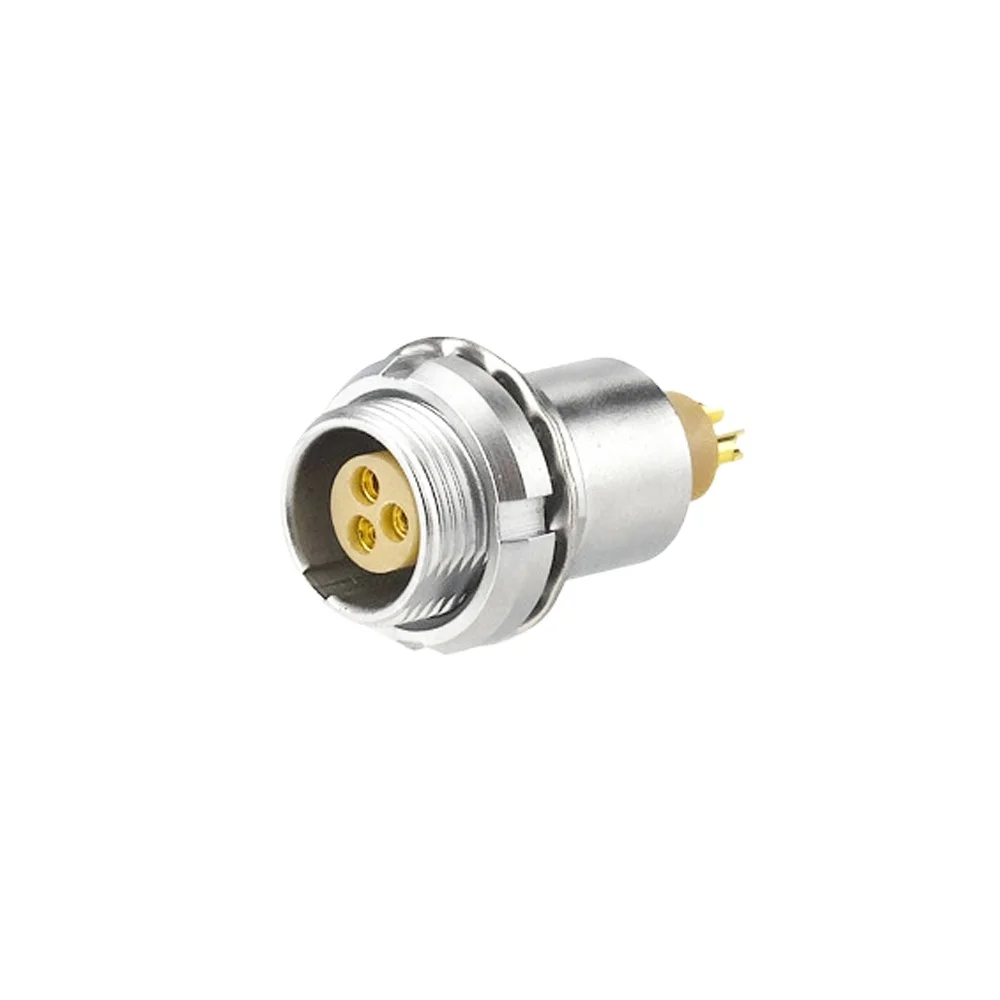 2019 Hot Selling OEM 3 Pin Electrical Wire Cable Push Pull Circular Female Connector