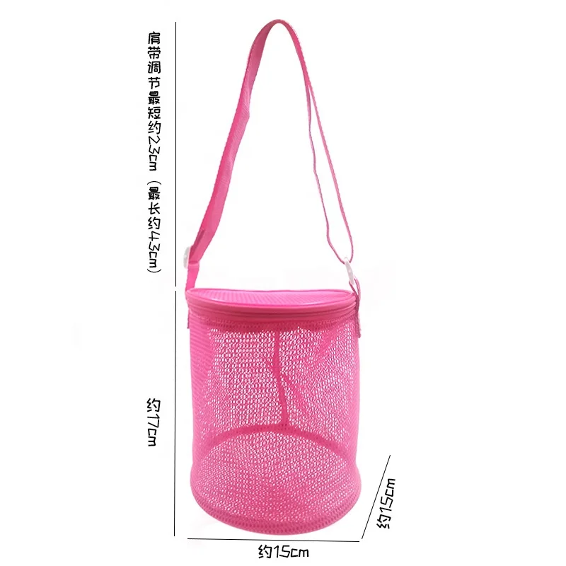 Outdoor Beach Toy Storage Bag For Children Round Butterfly Dragonfly Collection Bag A Net Bag For Lobster In Summer