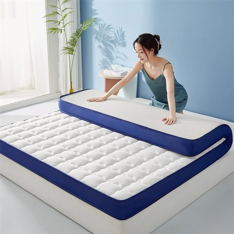 2024 Overseas Warehouse 3 Folding Mattress Topper Silicone Mattress Topper Super Single Mattress Size