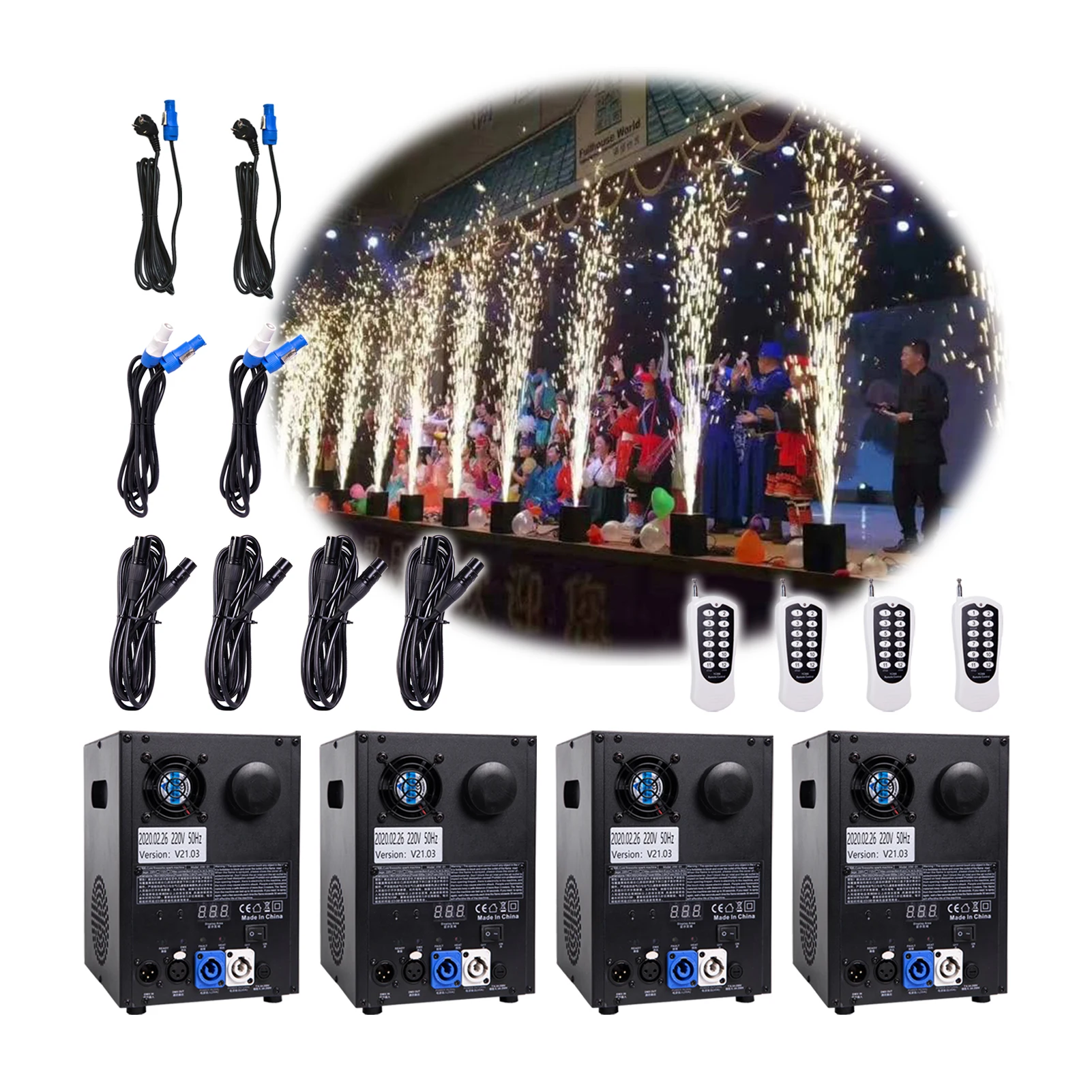 Good Selling Chinese New Year Indoor Fireworks Cold Spark Machine