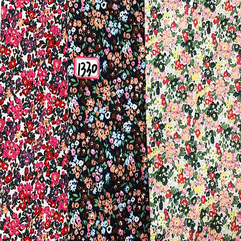 Customized Printed Lawn 100% Cotton Fabric For Dress