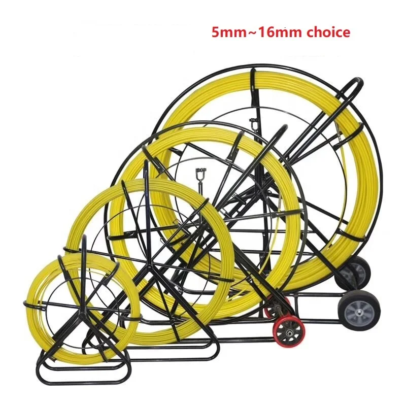 12mm x 200M FRP Fiberglass Duct Rodder for fiber cable and electric cable laying out