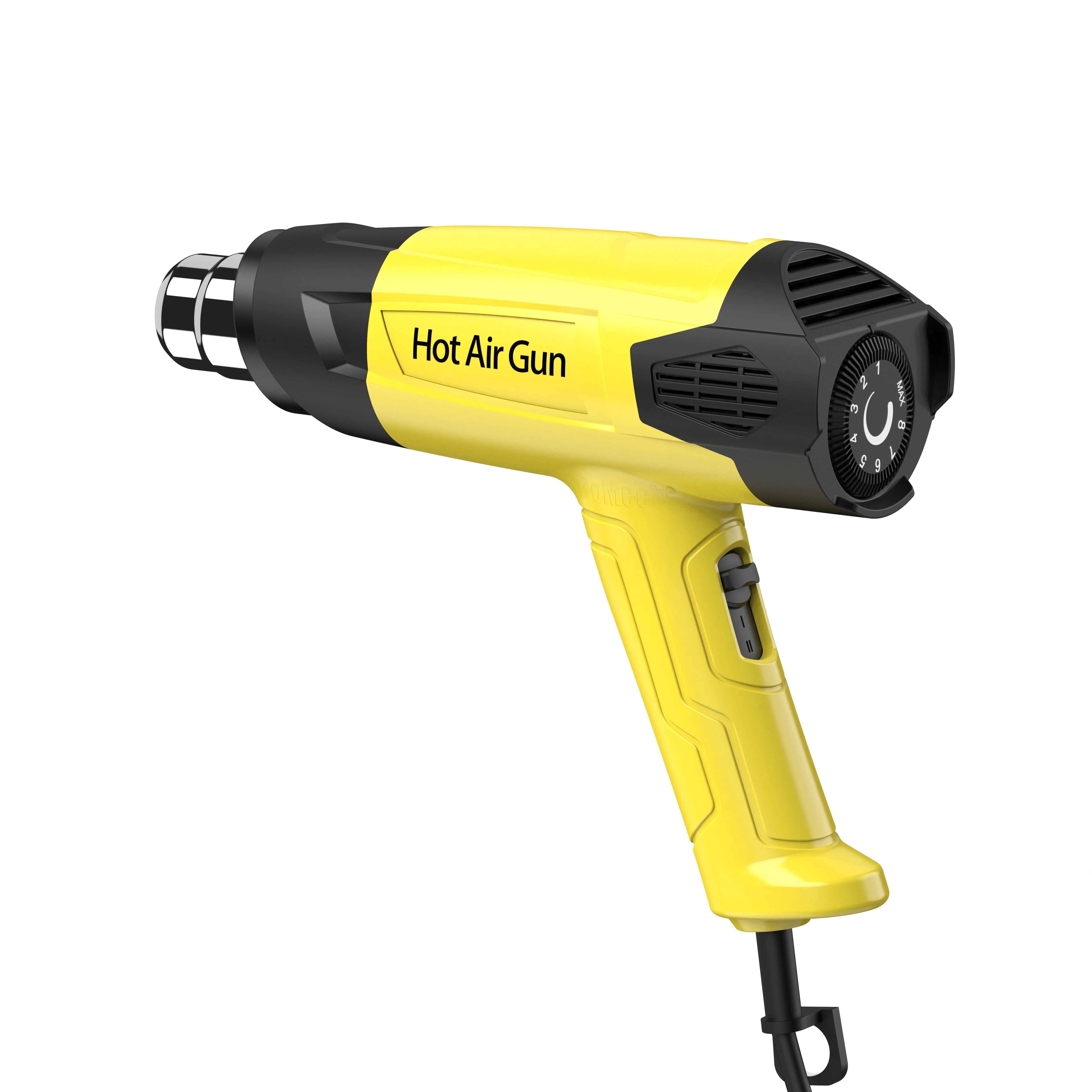 qili Factory Price Heat Gun With Temperature Control Hook Nozzle Kit For Vinyl Wrap 300 Degrees For Shaping Or Bending