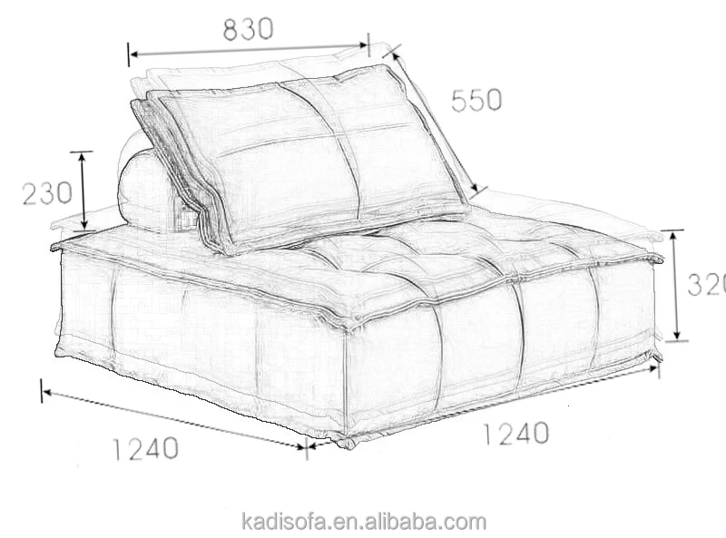 
Postmodernism modern unique Amour Tufted Button Large Square Faux Leather sectional sofa set in living room furniture set 