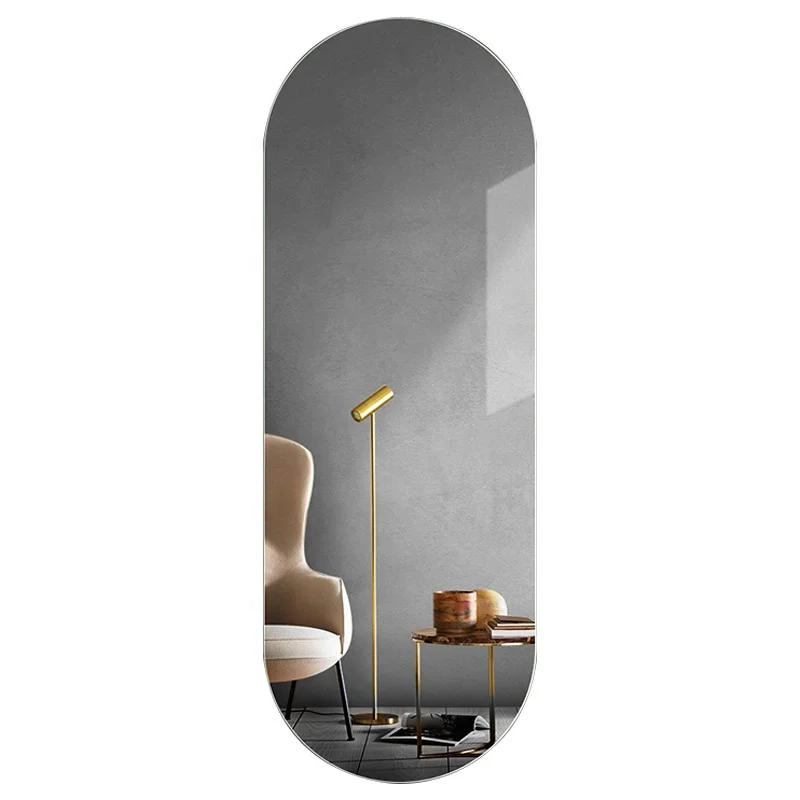 YISHARE Custom Modern Simple Home Decoration  Full Length  Mirror Bedroom Mirrors Decorative Wall Mounted Dressing Mirrors