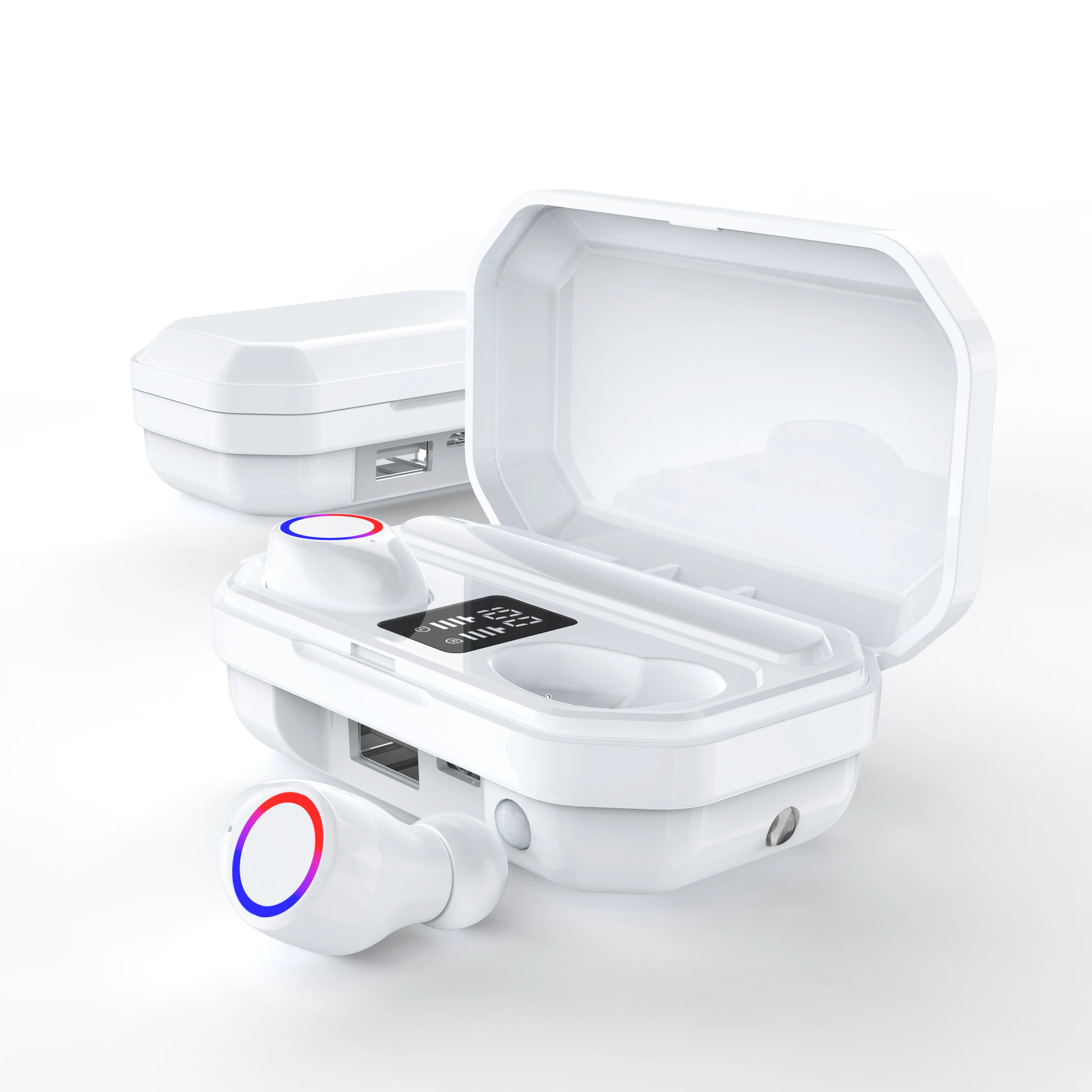 2021 hot sale TWS In-ear BT headset LED Display headphones wireless With power