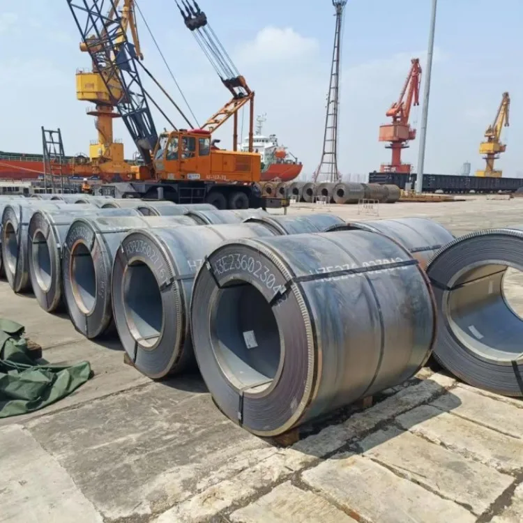 HR / hot rolled MS steel coil SS400 A36 Q235B S235JR carbon steel coil