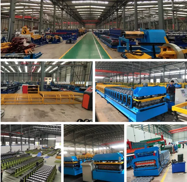 Cost Effective Galvanized Roofing Sheet Machine Double Layer Roll Forming Machinery tile making machinery