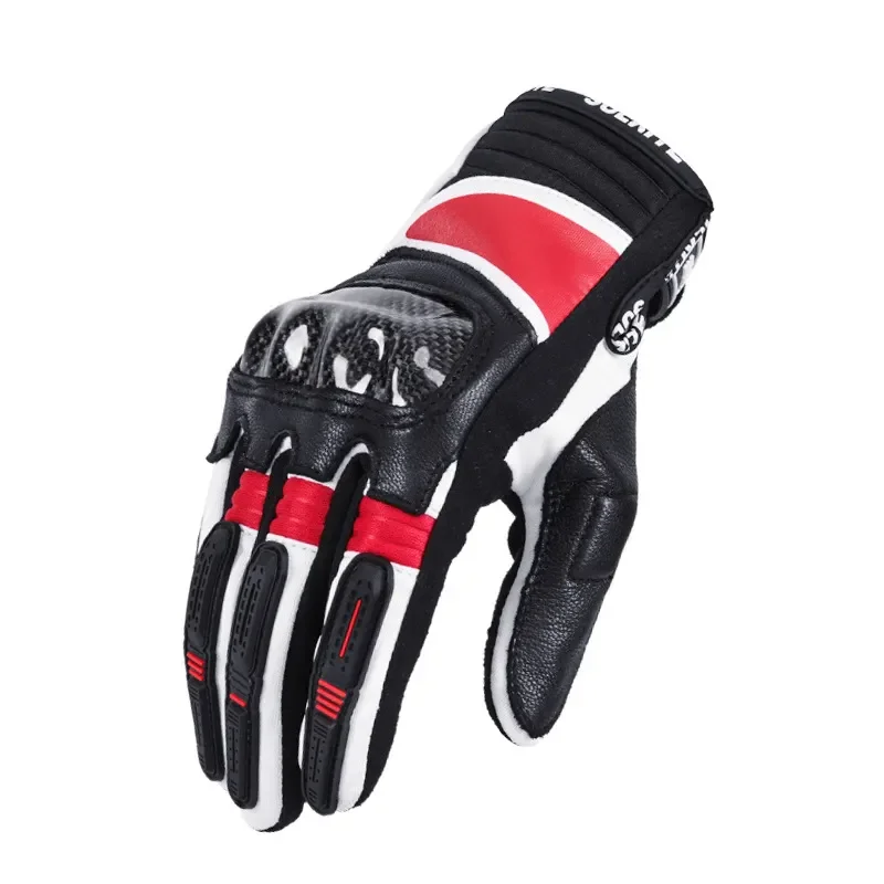 Motorcycle Leather Carbon Fiber Cross-country Mountain Bike Motorcycle Gloves Riding Motorcycle Rider Glove