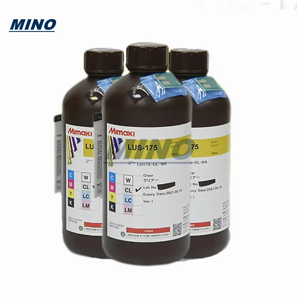 original Mimaki LUS-175 UV curable ink for UJF6042 /UJF3042 MKII printer with 8 colors  1000ml