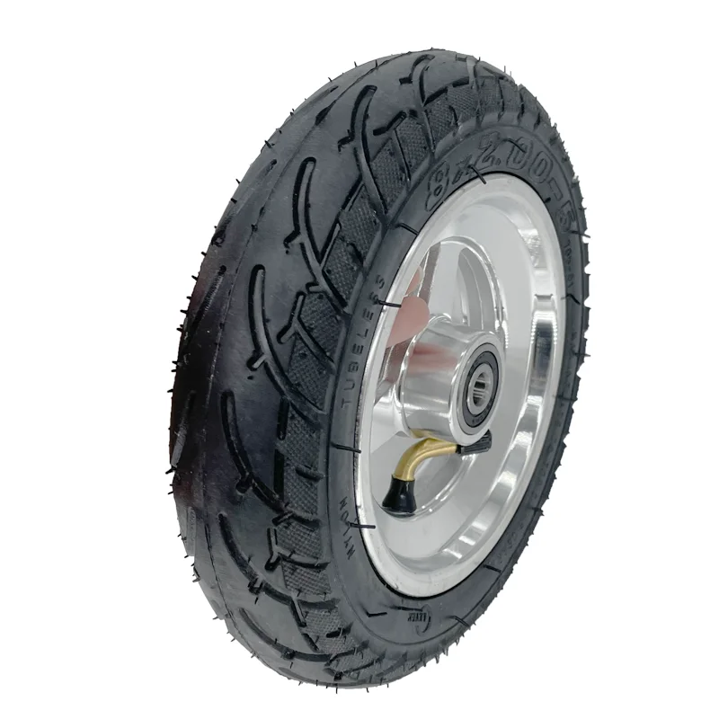electric skateboard tyres 8 inch Vacuum Tire with hub 8x2.00-5 Pneumatic Thickened Tires