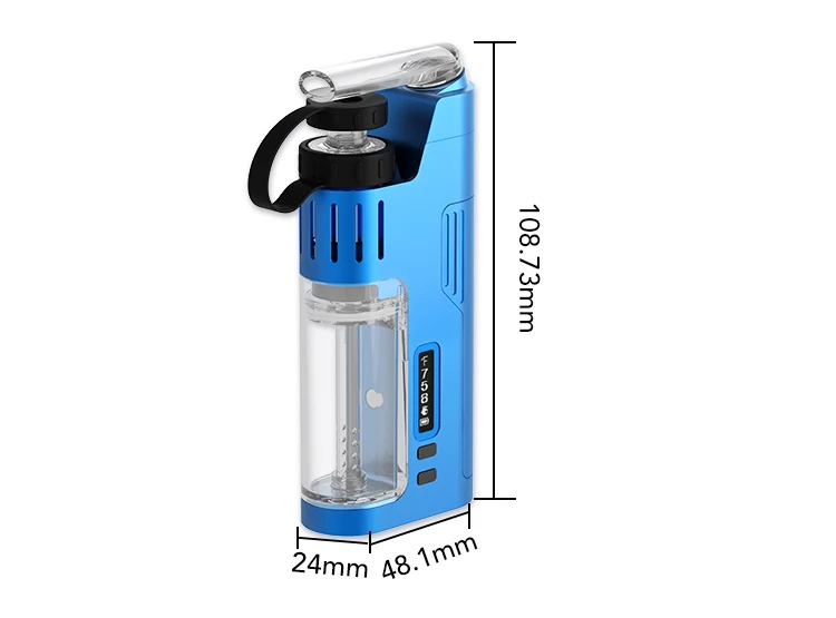 Масляный вапорайзер с кварцевым воском, точная система контроля температуры