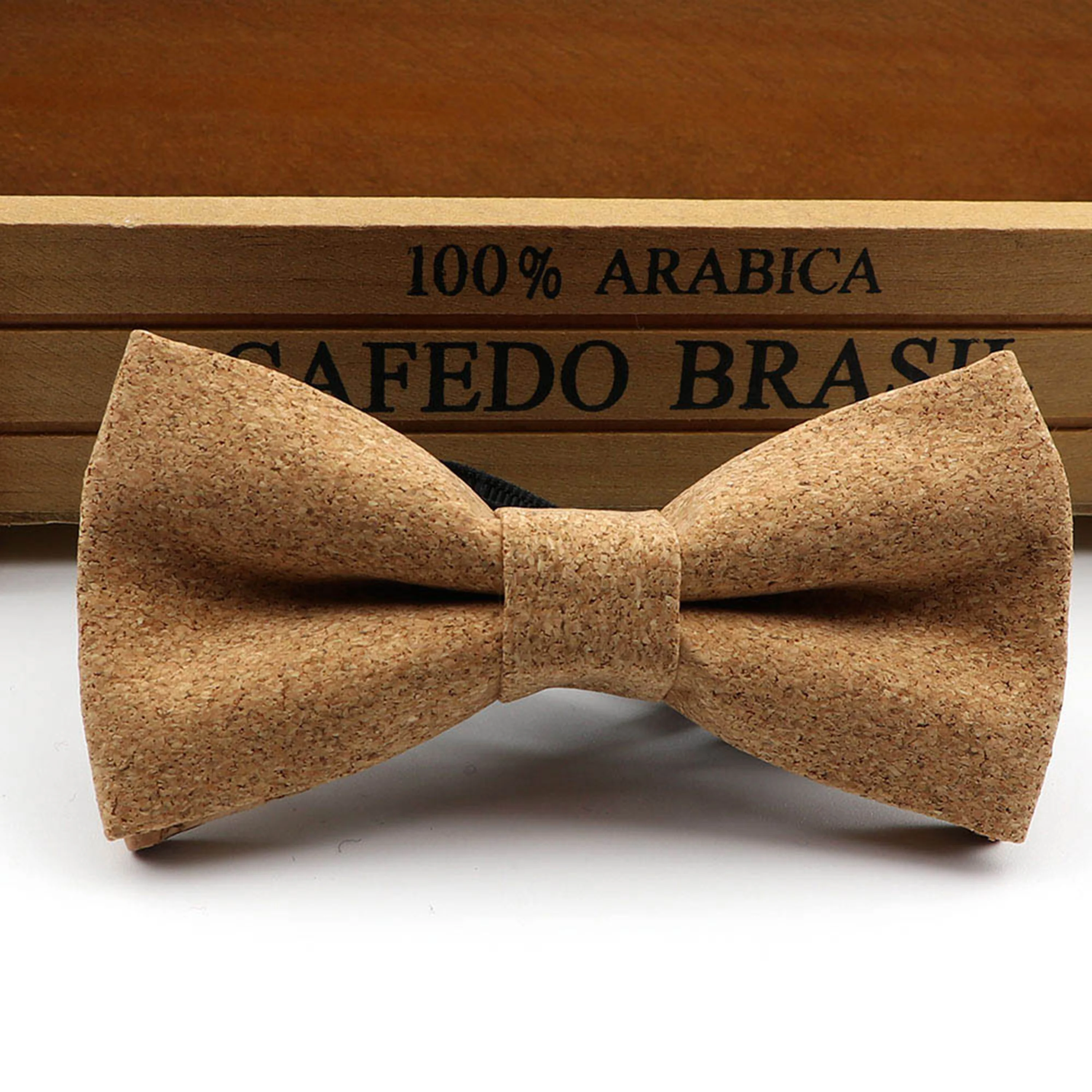 New Children Cork Wooden Fashion Bow Ties Kid Novelty Handmade Solid Neckwear for Kids Wedding Party Wood Gift Child Bowtie