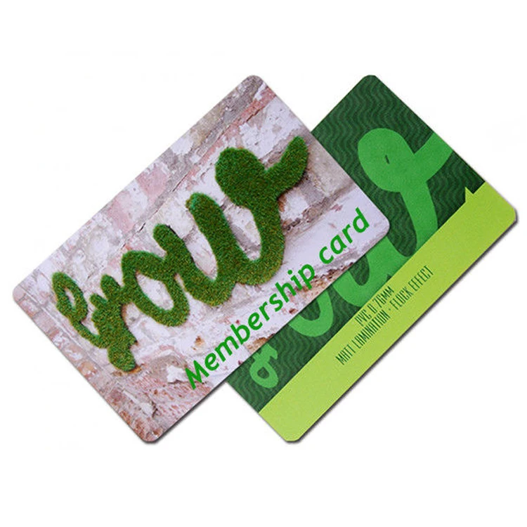 Colourful Wholesale Full color printing 30 mil CR80 Custom plastic membership cards