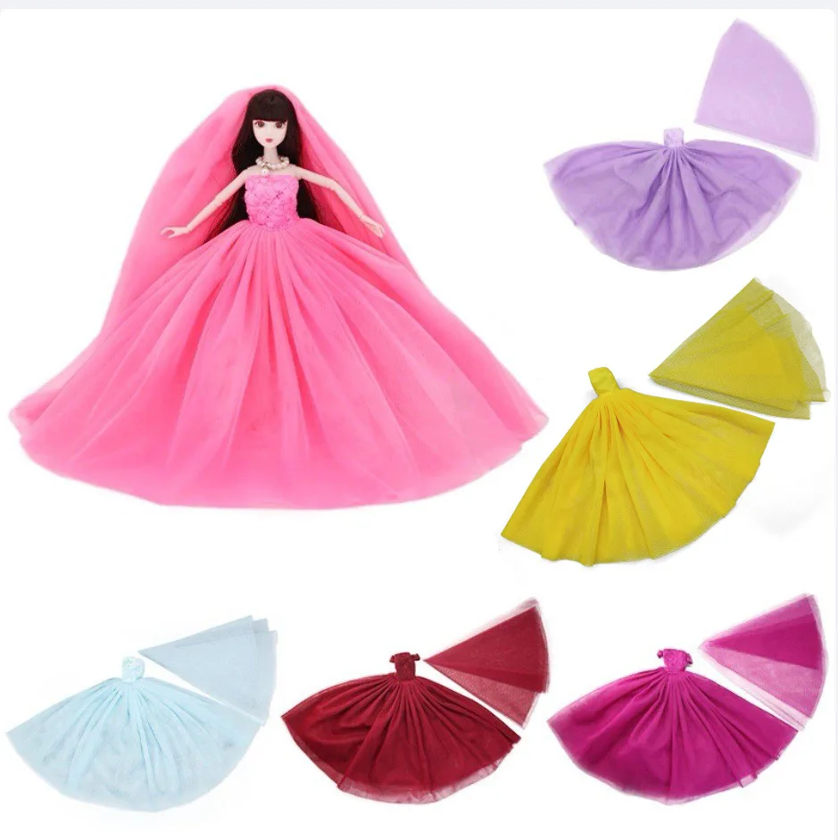 Doll Dress up Clothes Vinyl Toy Wedding Princess Big Swing 11.5 Inch 6 Points Xinyi Rag Clothing