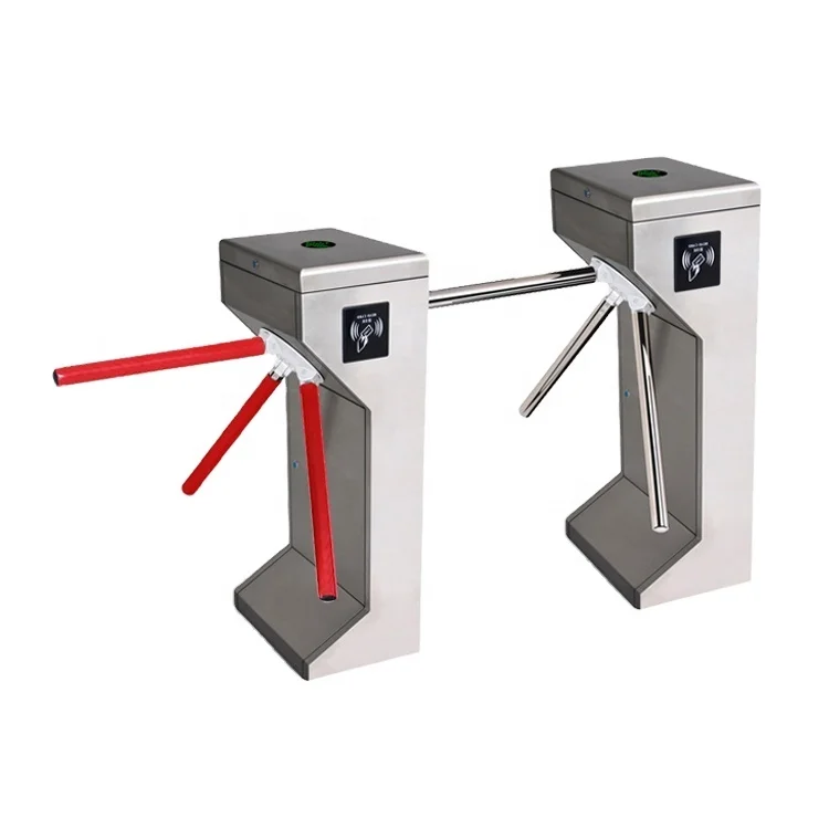 Compact design portable Bi-directional RFID card reader supported CE certificate tripod turnstile gate