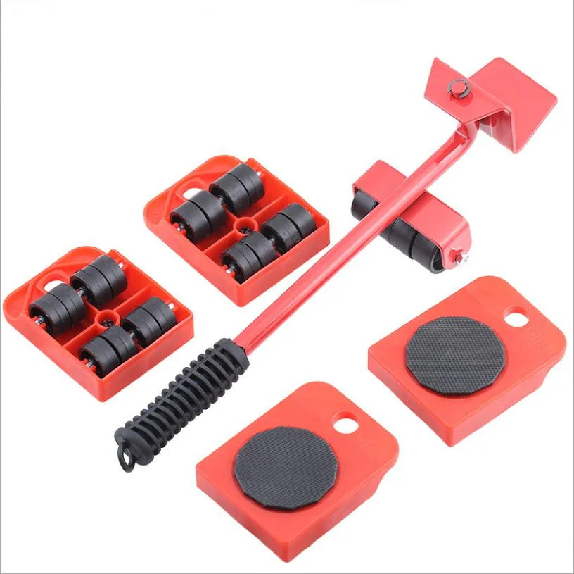 
 Easy Moving Sliders 5 Packs Mover Tool Set / Heavy Furniture Roller Move Tools / 5 Packs Furniture Lifter  