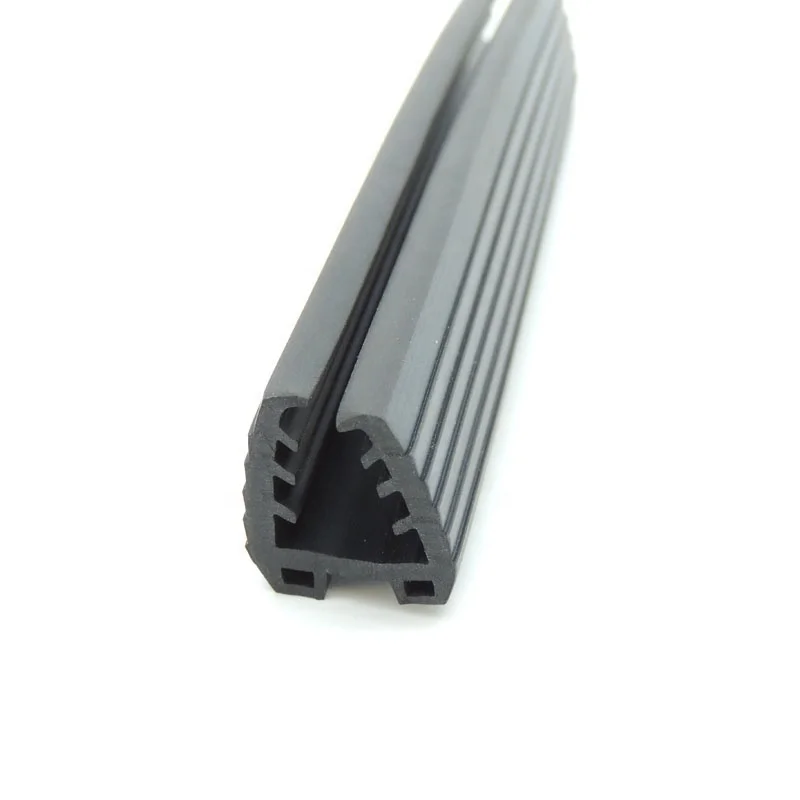 Extruded u shaped rubber channel edge EPDM strip for panel