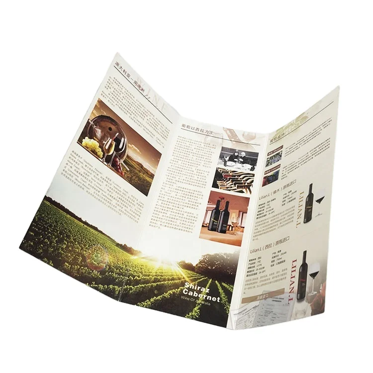 Glossy Paper Custom Paper Brochure / Booklet / Flyer / Catalog Printing