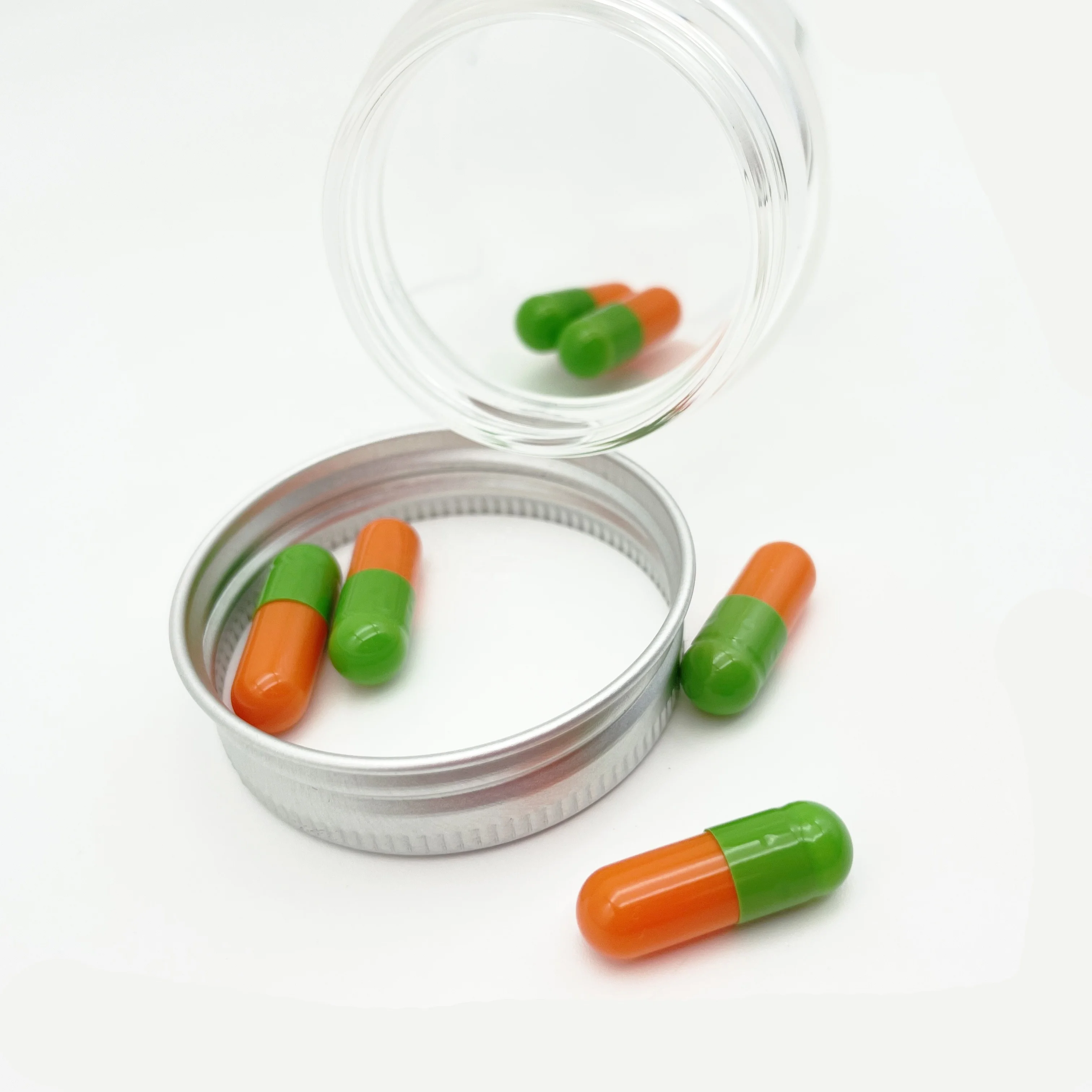 KXT Gelatin Empty Hard Capsules Wholesale Size 0 Colourful Empty Hard Gelatin Capsule For Filling Powder