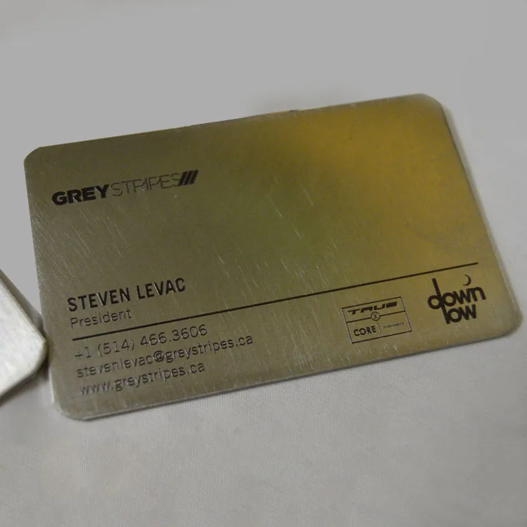 Custom Printing Name Loyalty Membership Metal Business Card