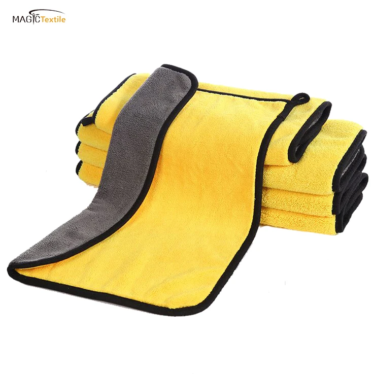 Automotive Detailing Dual Layer 800gsm Microfiber Ultra-Thick Plush Microfibre Car Drying Luxury Towel