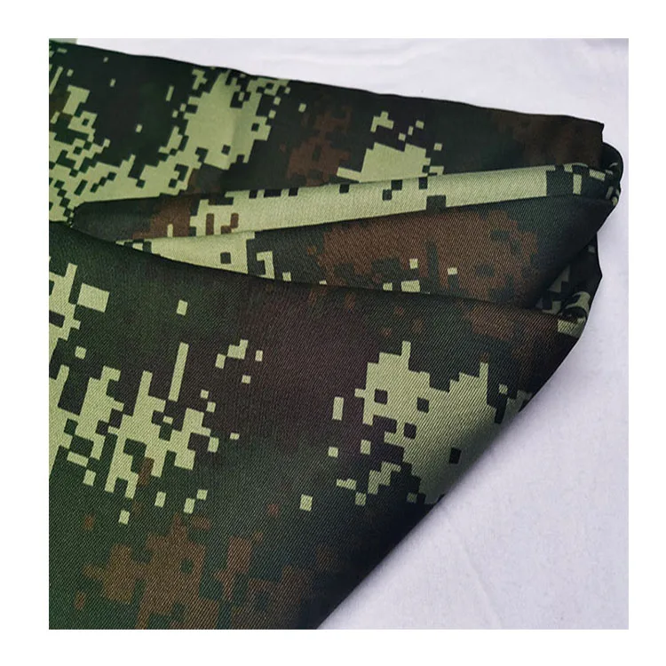 Digital forest camouflage fabric custom fire resistant camouflage fabric