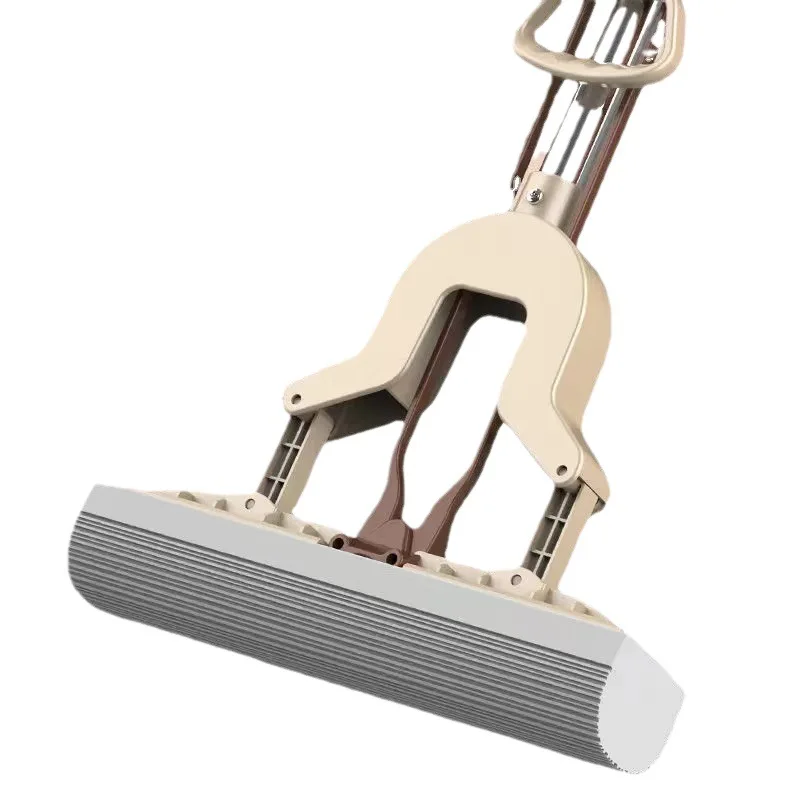 Floor cleaner mops cleaning floor self squeeze mop sponges squeegee extendable telescopic long handle