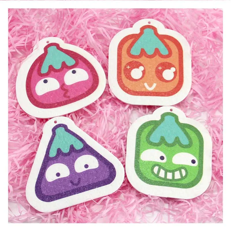 Custom Shape Compressed Scrub Eco Friendly Dish Kitchen Cellulose Cleaning Sponges