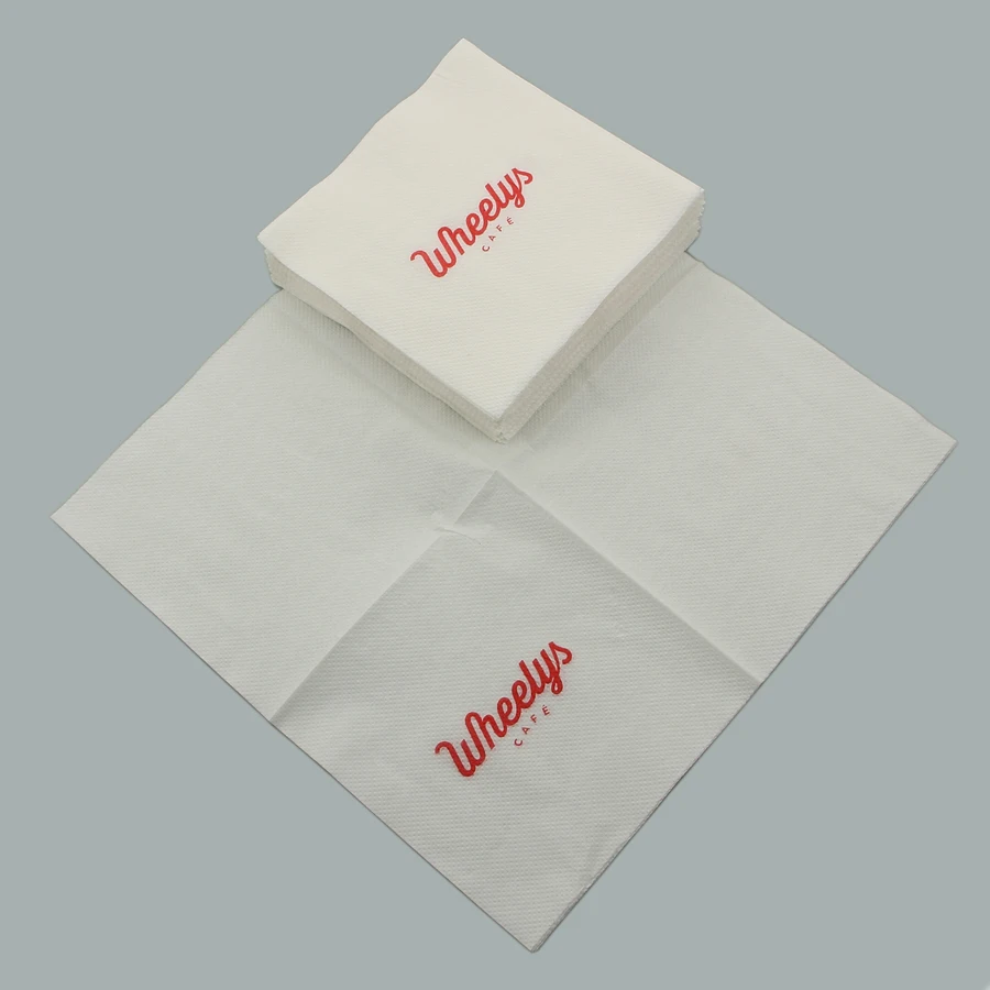 Personalized paper napkins Recycled printed paper napkin European food contact test