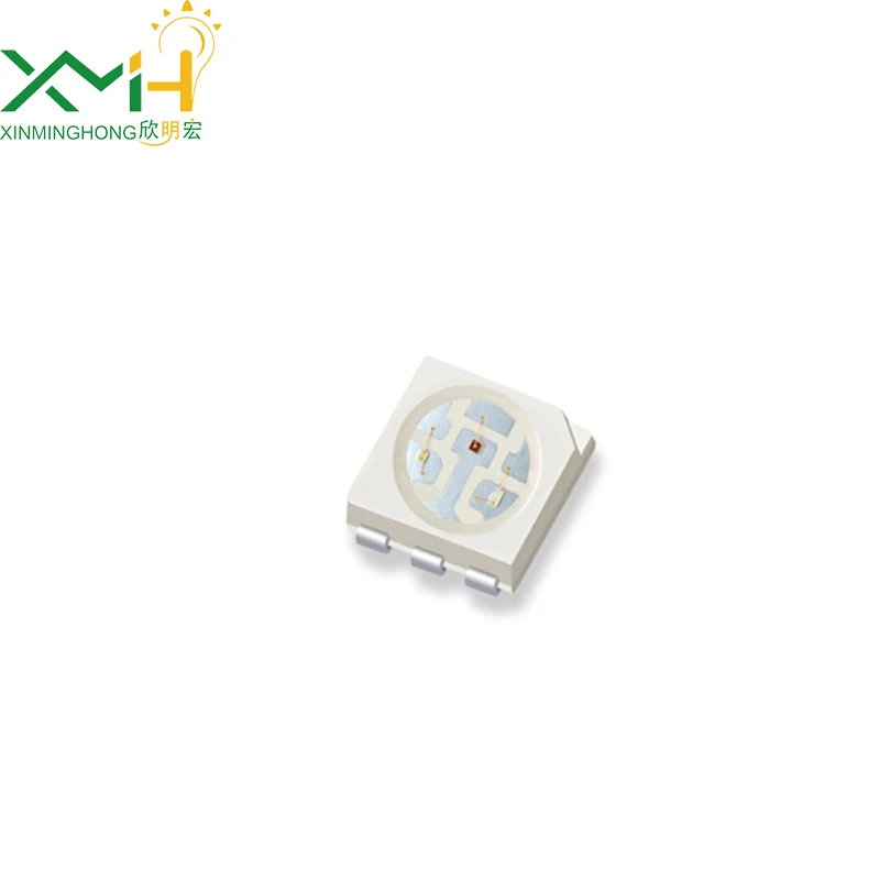 Высокое качество три чипа 5050 RGB SMD светодиодный PLCC-6 верхний Диод